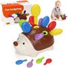 Venditer Giochi Bambini 1 Anno, 18 Mesi Giochi Montessori 1 Anno, Riccio Motore Fine Giocattoli Bambini per Imparare Matematica e Colori GiochiEducativi Regalo di Compleanno per Bambino