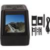 Generic Scanner per Pellicole, Scanner per Pellicole Mobile con Schermo da 2 Pollici 135 126 110 Diapositive da 8 Mm a Scanner per Negativi Fotografici Digitali JPG da 12 MP, Scanner per
