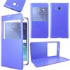 ebestStar - Cover Compatibile con Samsung J5 Galaxy SM-J500F (2015) Custodia Portafoglio Protezione Libro Flip con Finestra View, Blu [Apparecchio: 142.1 x 71.8 x 7.9mm, 5.0'']