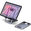 JSAUX Supporto universale per tablet, portatile, pieghevole, compatibile con iPad Mini, Samsung Galaxy Tab, Kindle, Steam Deck OLED, Switch, ROG Ally X, iPhone e altri tablet, grigio