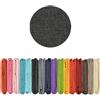 IlGruppone Il Gruppone Passione Casa Telo Arredo Tinta Unita in Cotone Panama Grandfoulard Copridivano Copriletto Sofà Made in Italy - Nero - 1 Posto 280x170
