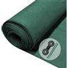 VOUNOT® Rete Ombreggiante 1.5×10m, Telo Frangivista Recinzione Giardino 150 g/m² HDPE, Tessuto Ombra Privacy Antistrappo Antivento con Fascette, per Esterno, Serra, Balcone, Giardino, Verde