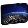 Pedea - Custodia di design per notebook fino a 15,6, Space Night