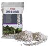 Amtra Ghiaia Noa - Ghiaia naturale dell'acquario, pavimento decorativo, grani grossolani bianchi dimensioni 2-5 mm, formato 5KG