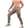 Instinct Pantaloni Cargo Uomo con Tasche Laterali Pantalone in Cotone priavera Estate Pants Tasconato Multi Tasca Slim Fit 52, Khaki K-509