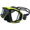 OWN4B Maschera subacquea con diottria diottrina, OWN4B, lenti in resina, maschera da snorkeling, per adulti e bambini con miopia (nero, -5.0)