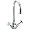 Bristan 1901 - Rubinetto cromato monoblocco per lavandino, con miscelatore