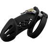 MKGMYGZ Chastity Cage Uomo Silicone Sissy Gabbia Pene Bdsm Cintura Castità Maschile Per Giochi Erotitici Sexy Per Coppie (Long,Black)
