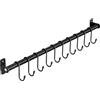 Kingrack Porta Utensili da Cucina,Porta Padelle,Barra Utensile Cucina,Portasciugamani,Rastrelliera di Asciugamano,Barra portautensili cucina,570mm x 1
