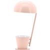 LUSSIOL Pretty, lampada da scrivania in metallo, 40 W, rosa, ø 20 x 40 cm