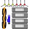 KGC Accessori Kit di Ricambi per Yeedi 2 Hybrid Ecovacs Deebot OZMO 950 920 N8 N8 Pro+ T8 T8+ T8 Aivi T8 Max T9 T9+ Robot Aspirapolvere, Include 1 Spazzola Principale +4 Filtri +6 Spazzole Laterali