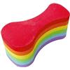 Dickly Pull Buoy Pool Training Aid Leg Float Supporto per gambe e fianchi per bambini unisex, Bianco rosso