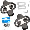Zouwel 2 Pezzi tacchette per Pedali Mtb Compatibili con Shimano SPD SM-SH51 tacchette look keo Pedali SPD,Attacchi per Scarpe da MTB Mountain Bike Ciclismo e Bici da corsa (Nero)