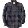 Dubinik® 6 oz Camicia Flanella Uomo Camicia Uomo Flanella Leggera Cotone Comode Casual Invernale Camicia A Quadri Uomo Blu Navy Wine Red 2XL