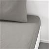 TODAY Essential - Lenzuolo con angoli, 140 x 190 cm, 2 persone, 100% cotone, tinta unita, Dune