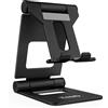 GielleService Supporto da tavolo regolabile Tooq per smartphone/tablet fino a 10 nero