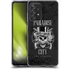 Head Case Designs Licenza Ufficiale Guns N' Roses Paradise City Vintage Custodia Cover in Morbido Gel Compatibile con Galaxy A52 / A52s / 5G (2021)