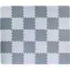 FreeON Tappeto Puzzle FreeON Free2Play Bianco Grigio 186 x 155 cm