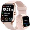 Gydom Smartwatch Donna, Effettua/Risposta Chiamate, Alexa Integrato 1.8 Orologio Smartwatch Fitness Tracker con Contapassi, Monitoraggio Sonno/Frequenza Cardiaca/SpO2, Impermeabile IP68 per Android iOS
