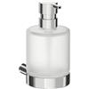 Inda Dispenser sapone a parete Mito cromo lucido/vetro satinato 350 ml