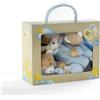 PLUSH&COMPANY Babycare Set Orsetto 3 Doudou - Morbidi Compagni di Coccole per Neonati