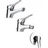 PAINI SET MISCELATORI PAINI PILOT LAVABO BIDET E DOCCIA INCASSO CROMATO