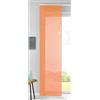 Gardinenbox 85589N - Tenda a pannello in voile, 245 x 60 cm, colore: Arancione