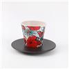 IDRINK Set tazzina, piattino e cucchiaino in RPET BUTTERFLY