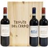 La Poderina Cassa di legno 3 vini cantina la poderina