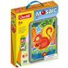 Quercetti Mosaic Pin Bosco, 300 Chiodini Colorati per Bambini 5+, Giochi Montessori Crea Mosaici con Illustrazioni, Regalo bambina 5 anni, Giochi da Tavolo Bambini, Giochi Educativi 5 Anni