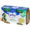 Mellin Omogenizzato Piselli Zucchine e Carote 2x130 g Pappa