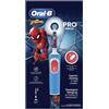 Oral-B PRO Kids 3+ Spazzolino Elettrico Marvel Spider-Man Con 2 Testine
