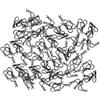 YijiaLink 100PCS Nero Universale RC Auto Corpo Shell Pin R-tipo Clip Compatibile con 1/10 Scala Redcat HPI Himoto HSP ExceedRC Auto Camion Buggy