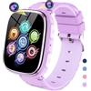 Ucani Smartwatch Bambini - Orologio Telefono per Ragazzi con Chiamata SOS Giochi Contapassi Musica Fotocamera Torcia Sveglia Audiolibri, Kids Smart Watch Intelligente per Bimbi 3-12 Anni Regalo (Viola)