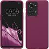 kwmobile Cover per OnePlus Nord 2T 5G Custodia - Back Case per Smartphone in Silicone TPU - Protezione Gommata - viola bordeaux