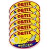 Ortiz Tonno bianco in olio d'oliva, fette fresche e tenere, tonno selvatico pescato spagnolo, ricco di proteine e grassi Omega 3, eccellente in insalata, pasta o panini, non c'è bisogno di aggiungere