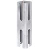 Alberts 672645 Adattatore per Pali per Recinzione, Acciaio, für Pfosten 60 x 60 mm
