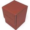 docsmagic.de Premium Magnetic Flip Box (100) Copper + Deck Divider - MTG - PKM - YGO - Porta Mazzo Rame