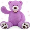 MorisMos Orso Peluche Gigante 100cm, XXL Viola Orsacchiotto Peluche Grande  con Bambino, Kawaii Orsetto Pupazzo Gigante Teddy Bear Regalo per Bambino  Natale Compleanno San Valentino : : Giochi e giocattoli