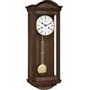 Hermle Orologio da parete a pendolo, effetto radica, 71001-030141, 1/2 ore di colpo