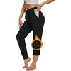 Yutdeng Pantaloni Sportivi da Donna con Coulisse e Tasche Pantaloni da Jogging Foderati in Pile Invernali Caldo Lunghi Pants Pantaloni da Tuta Basic Leggings Running Fitness,Blu Navy,S