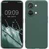 kwmobile Custodia Compatibile con OnePlus Nord 3 5G Cover - Back Case per Smartphone in Silicone TPU - Protezione Gommata - verde militare