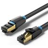 VENTION Cavo di Rete Patch Cat 8, Cavo Ethernet SFTP LAN RJ45 Supporto 40 Gbps ad Alta Velocità 2000 MHz S/FTP Gigabit RJ45 per Switch, Modem, Router, PC, Pannello Patch, PS4, Xbox (2m)