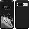 kwmobile Custodia Compatibile con Google Pixel 8 Cover - Back Case per Smartphone in Silicone TPU - Protezione Gommata - nero matt