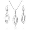 LillyMarie Set Di Gioielli In Argento Sterling Con Collana A Serpente Regolabile E Orecchini Pendenti