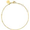 Purelei Bracciale Surprise (oro, argento, oro rosa), impermeabile, elegante e semplice cinturino in acciaio inox, regalo per donne, lunghezza regolabile 17-20,5 cm, 17 cm, Acciaio inossidabile