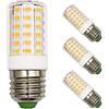 BROLSKUN Lampadina a LED a forma di mais, E27, 7 W, 60 W, 100 W, E27, equivalente a lampadine 3000 K, luce bianca calda, 1000 lm, piccola lampadina Edison, non dimmerabile, confezione da 3 pezzi