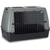 MP Bergamo - Bracco 100 Ecoline Doppio Ingresso/Double Doors Senza Divisorio - Trasportino per Cani Grigio 100x60x65H