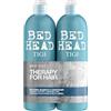 TIGI Bed Head by TIGI | Shampoo e balsamo Recovery | Trattamento ristrutturante e idratante professionale per capelli | Ideale per capelli secchi e danneggiati | 2x750 ml