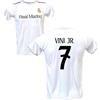 Generico Maglia Vinícius Júnior Vini JR 7 Home Real M a d r i d 2023/2024 Ufficiale Autorizzata Taglie da Adulto e Bambino (S-Adulto)
